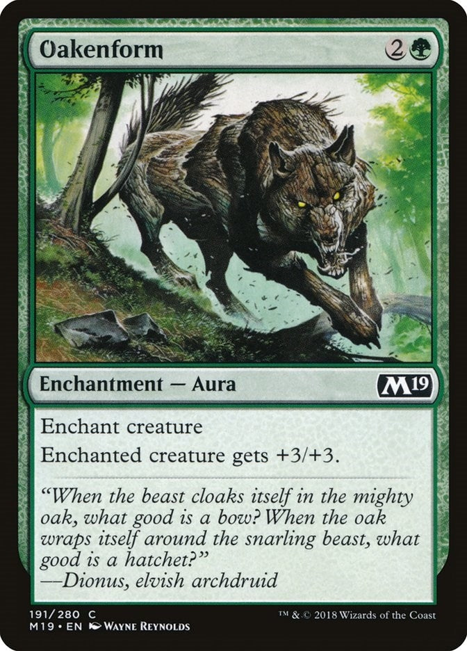 Image for Oakenform (191) [Core Set 2019] - Magic: The Gathering