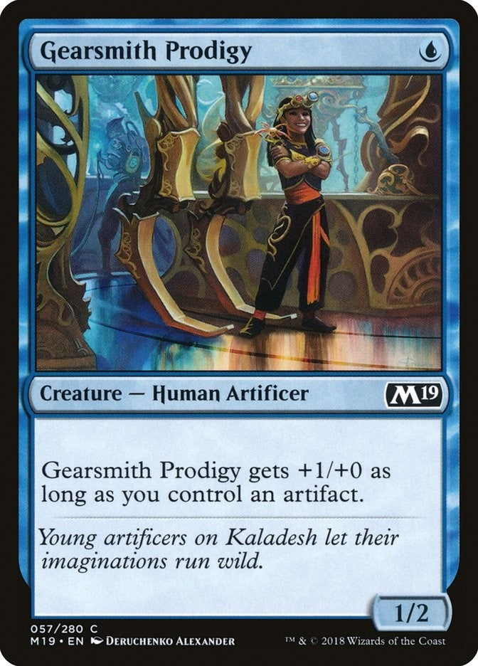 Image for Gearsmith Prodigy (57) [Core Set 2019] - Magic: The Gathering