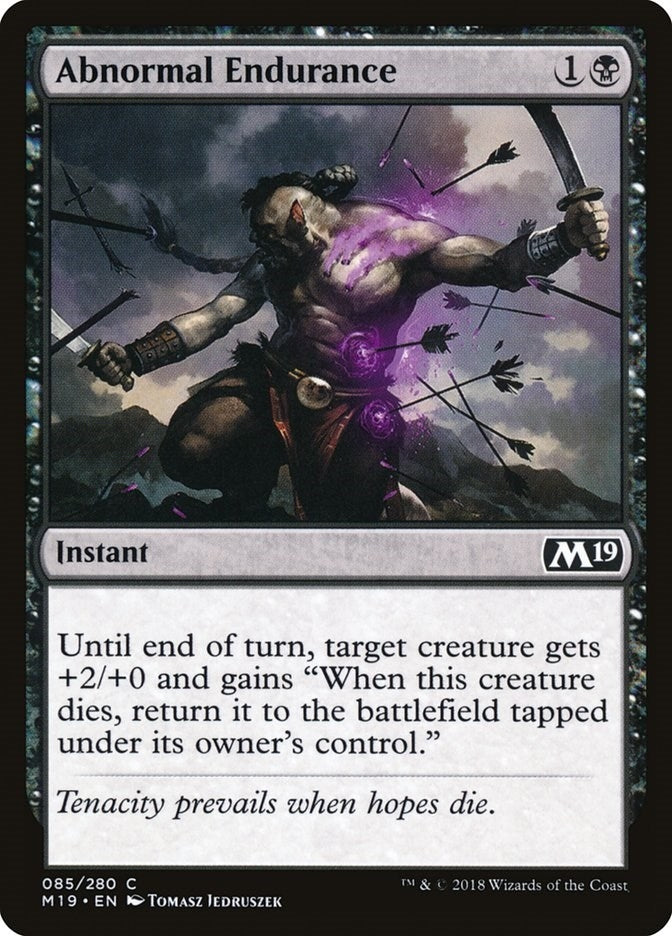 Image for Abnormal Endurance (85) [Core Set 2019] - Magic: The Gathering