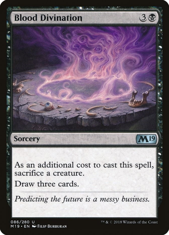 Image for Blood Divination (86) [Core Set 2019] - Magic: The Gathering