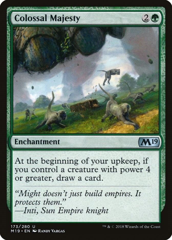 Image for Colossal Majesty (173) [Core Set 2019] - Magic: The Gathering