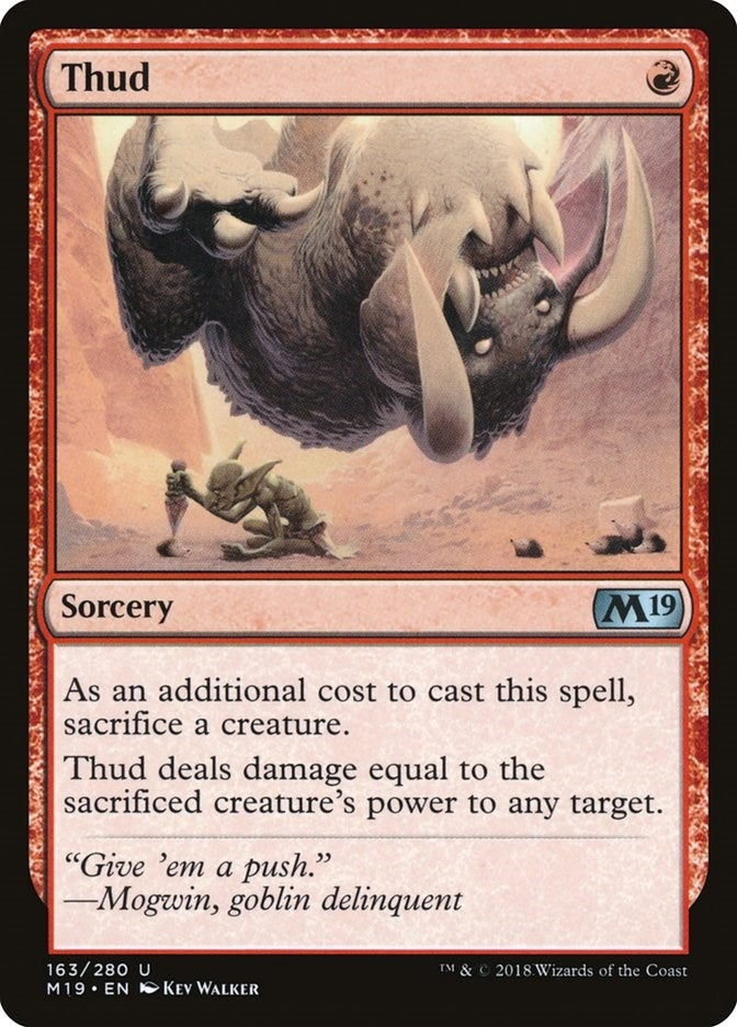 Image for Thud (163) [Core Set 2019] - Magic: The Gathering