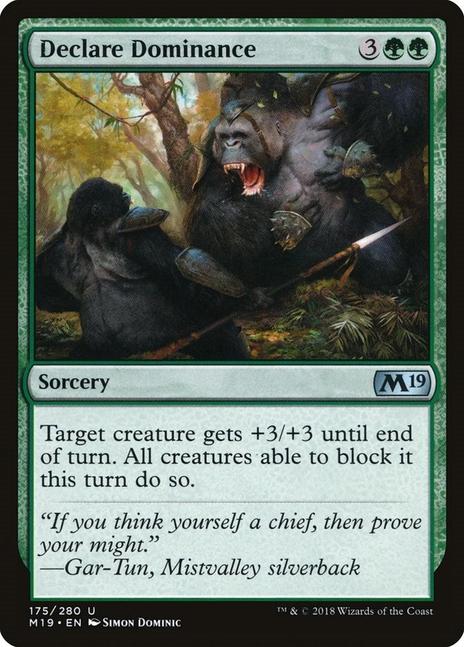 Image for Declare Dominance (175) [Core Set 2019] - Magic: The Gathering