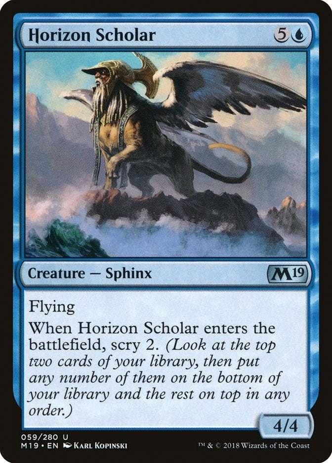 Image for Horizon Scholar (59) [Core Set 2019] - Magic: The Gathering