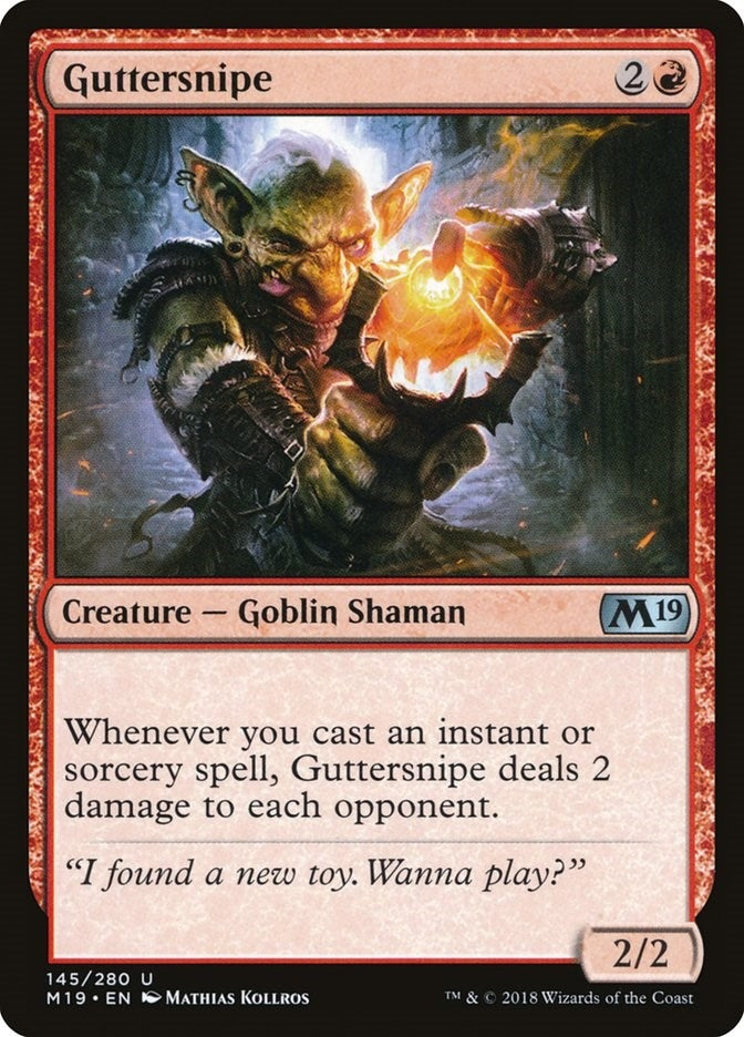 Image for Guttersnipe (145) [Core Set 2019] - Magic: The Gathering