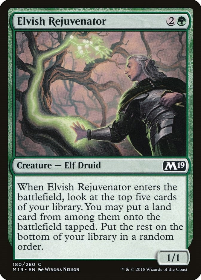 Image for Elvish Rejuvenator (180) [Core Set 2019] - Magic: The Gathering