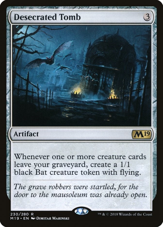 Image for Desecrated Tomb (230) [Core Set 2019] - Magic: The Gathering