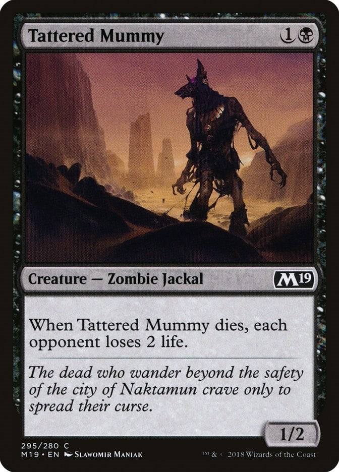 Image for Tattered Mummy (295) [Core Set 2019] - Magic: The Gathering