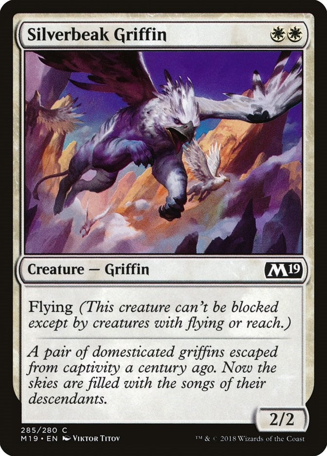 Image for Silverbeak Griffin (285) [Core Set 2019] - Magic: The Gathering