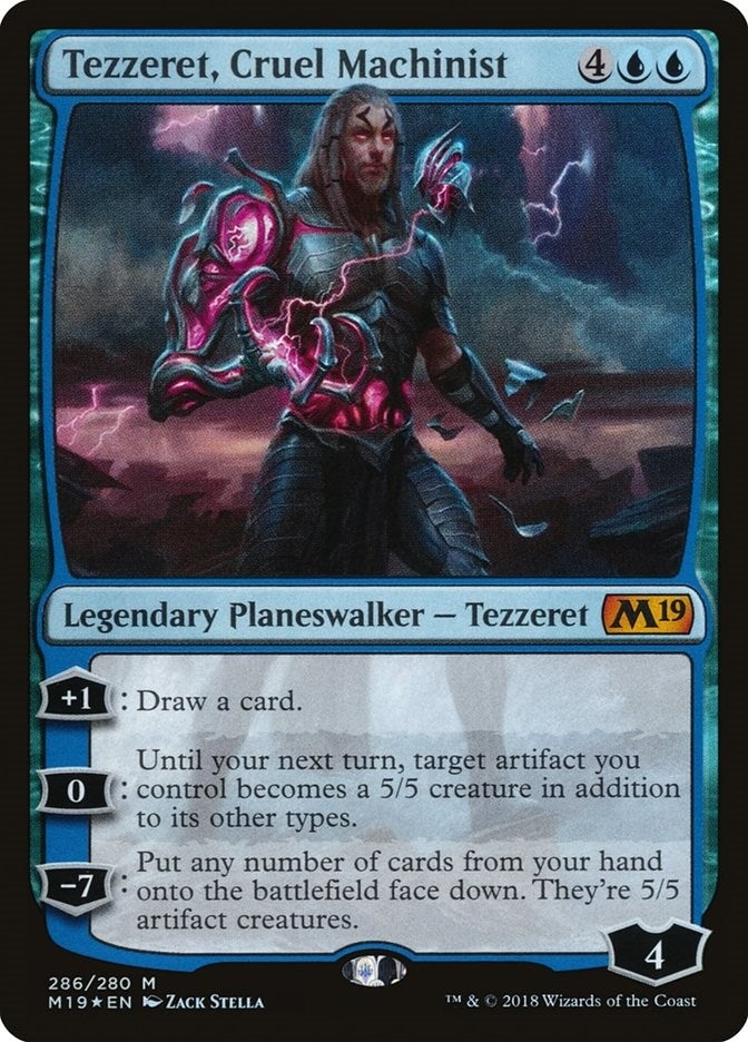 Image for Tezzeret, Cruel Machinist (286) [Core Set 2019] - Magic: The Gathering
