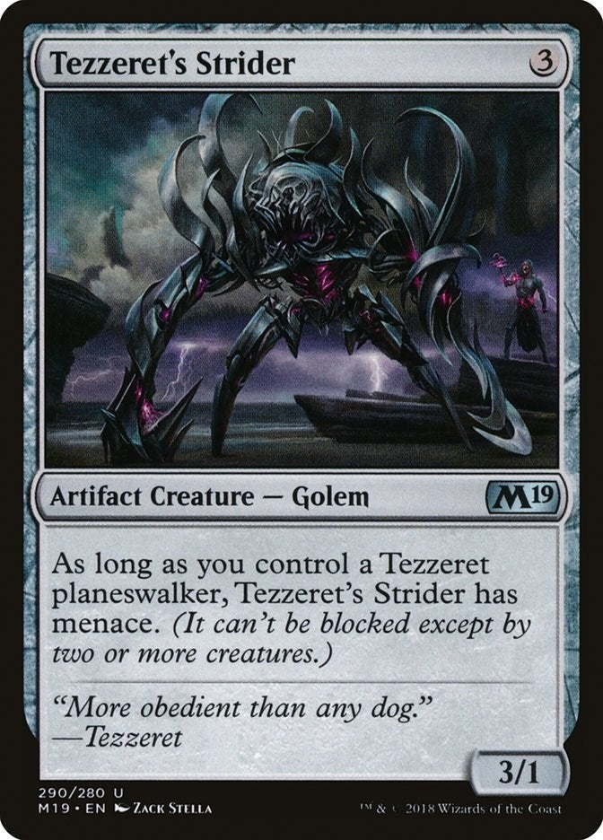 Image for Tezzeret's Strider (290) [Core Set 2019] - Magic: The Gathering