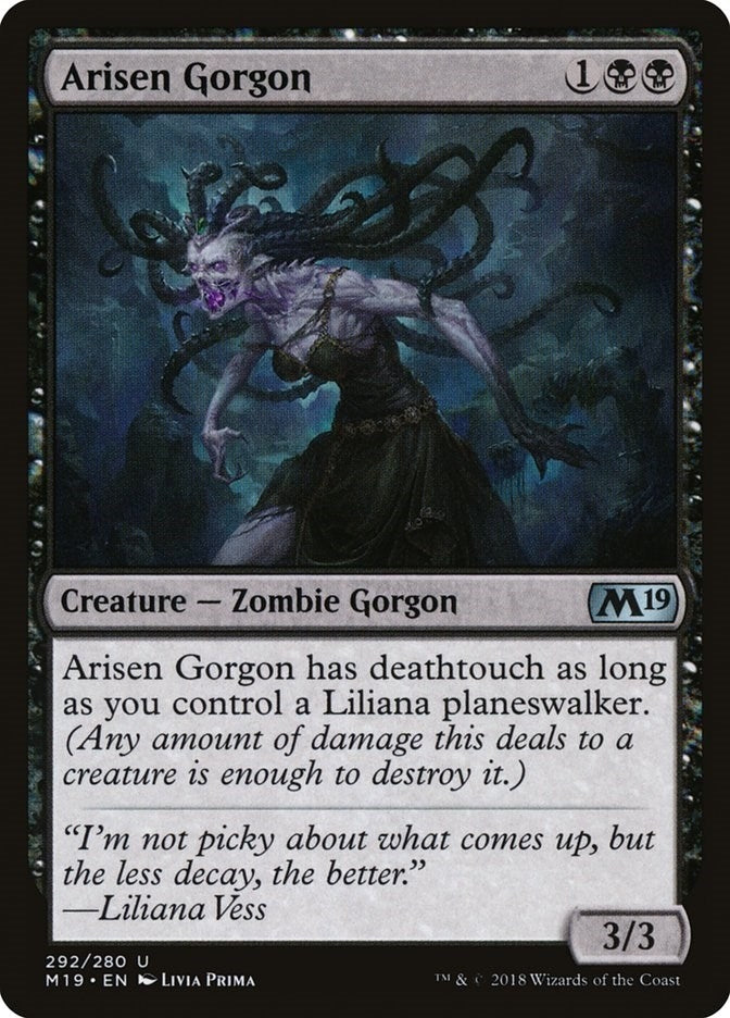 Image for Arisen Gorgon (292) [Core Set 2019] - Magic: The Gathering