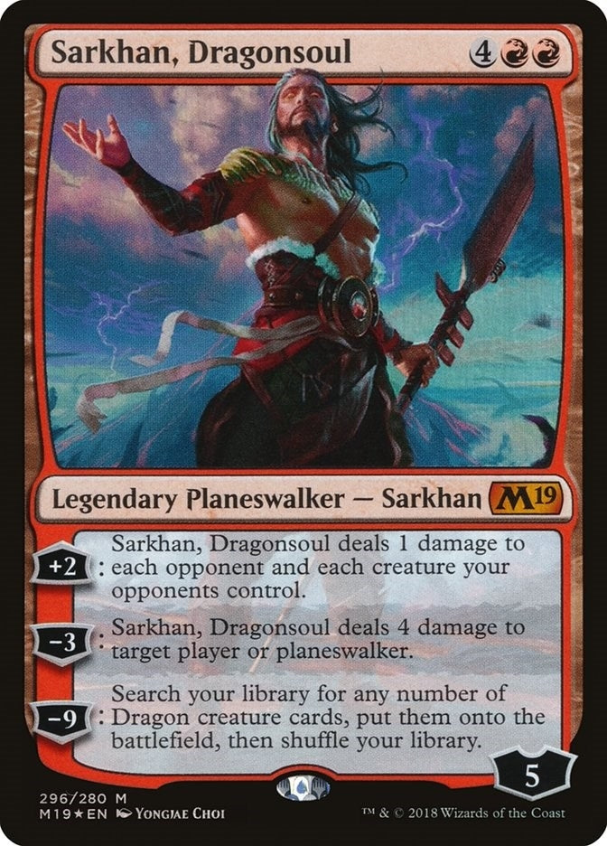 Image for Sarkhan, Dragonsoul (296) [Core Set 2019] - Magic: The Gathering