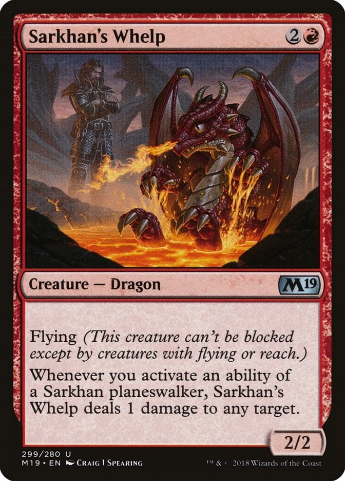 Image for Sarkhan's Whelp (299) [Core Set 2019] - Magic: The Gathering