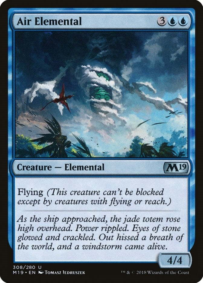 Image for Air Elemental (308) [Core Set 2019] - Magic: The Gathering