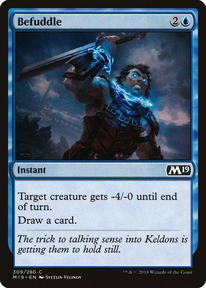 Image for Befuddle (309) [Core Set 2019] - Magic: The Gathering