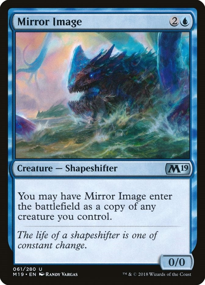 Image for Mirror Image (61) [Core Set 2019] - Magic: The Gathering