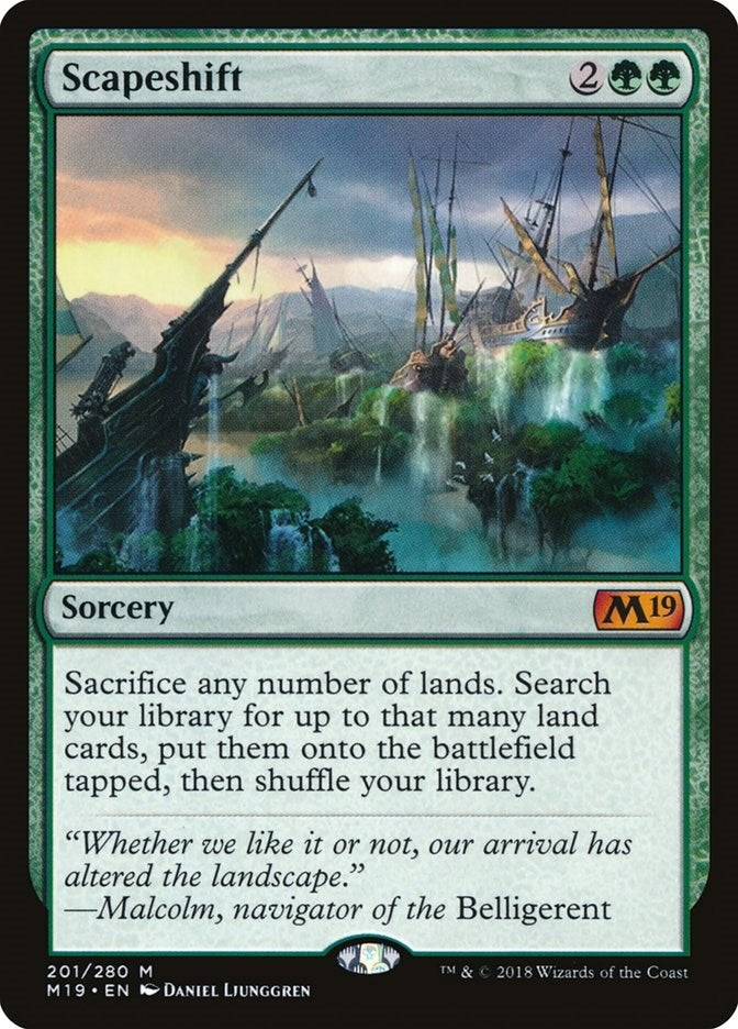 Image for Scapeshift (201) [Core Set 2019] - Magic: The Gathering