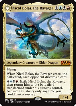 Image for Nicol Bolas, the Ravager (218) [Core Set 2019] - Magic: The Gathering