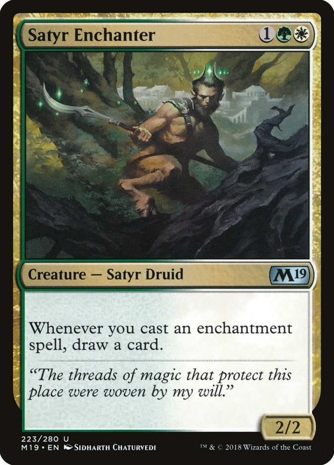 Image for Satyr Enchanter (223) [Core Set 2019] - Magic: The Gathering