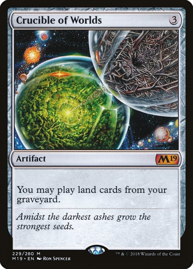 Image for Crucible of Worlds (229) [Core Set 2019] - Magic: The Gathering