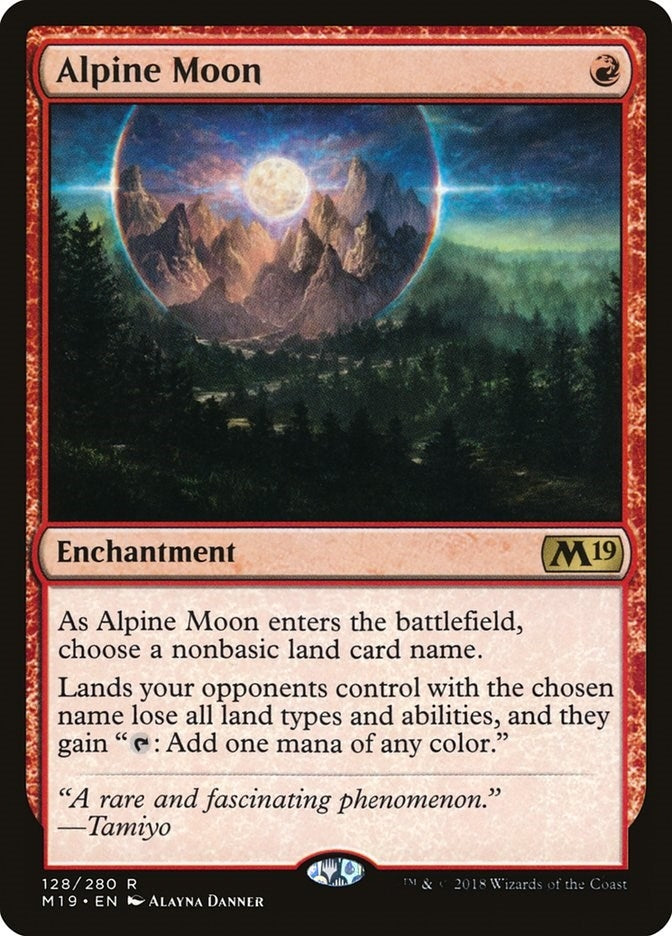 Image for Alpine Moon (128) [Core Set 2019] - Magic: The Gathering