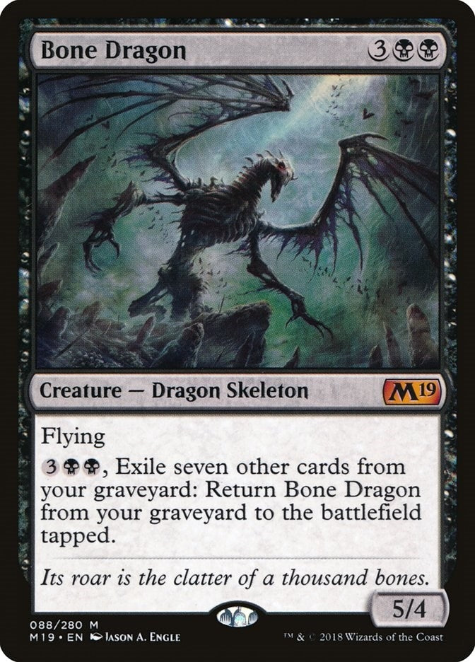 Image for Bone Dragon (88) [Core Set 2019] - Magic: The Gathering