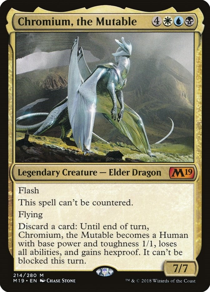 Image for Chromium, the Mutable (214) [Core Set 2019] - Magic: The Gathering
