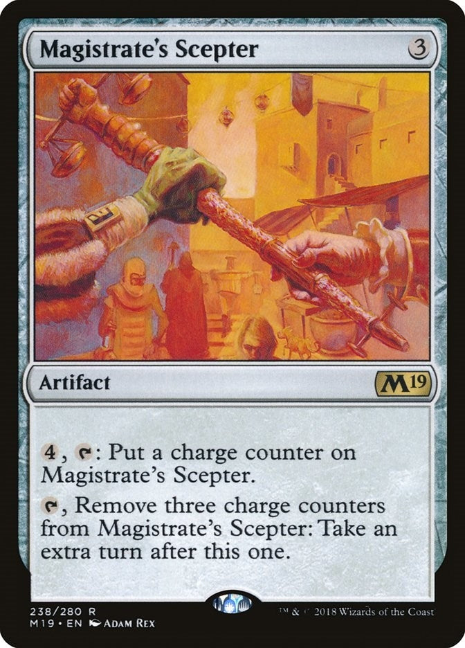 Image for Magistrate's Scepter (238) [Core Set 2019] - Magic: The Gathering