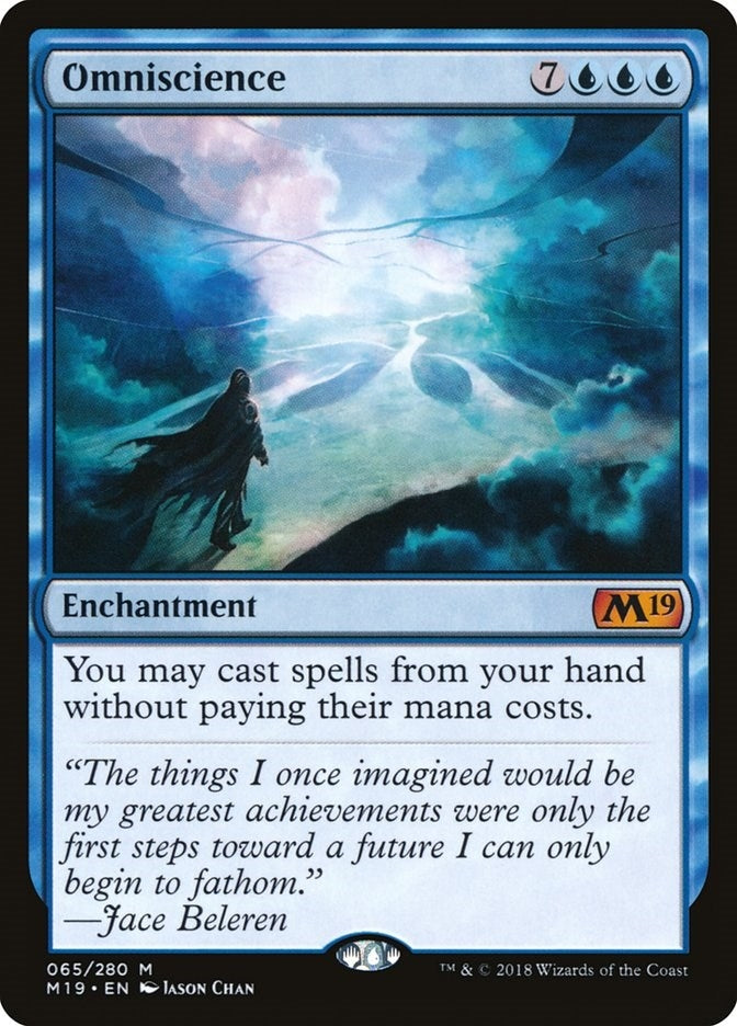 Image for Omniscience (65) [Core Set 2019] - Magic: The Gathering