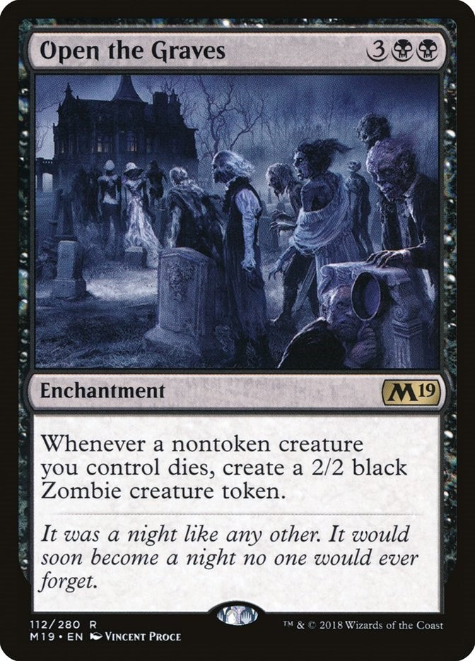 Image for Open the Graves (112) [Core Set 2019] - Magic: The Gathering