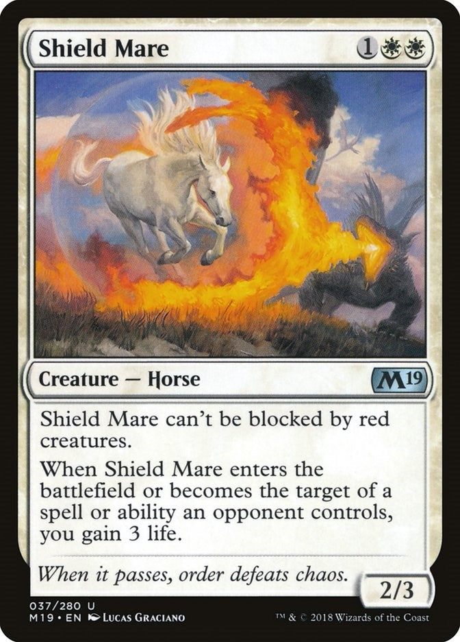 Image for Shield Mare (37) [Core Set 2019] - Magic: The Gathering