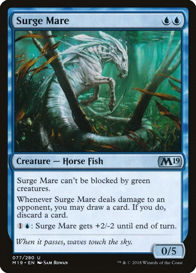 Image for Surge Mare (77) [Core Set 2019] - Magic: The Gathering
