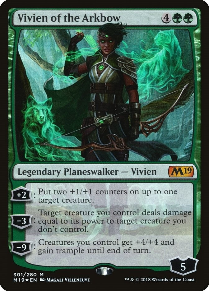 Image for Vivien of the Arkbow (301) [Core Set 2019] - Magic: The Gathering