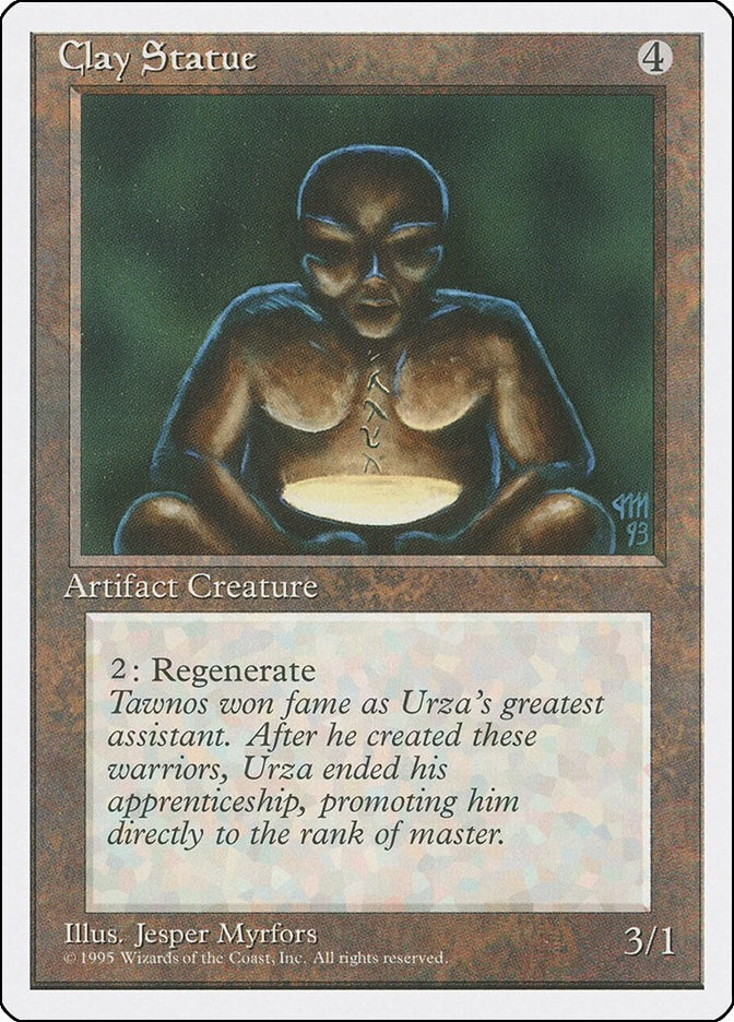 Image for Clay Statue [Fourth Edition] - Magic: The Gathering