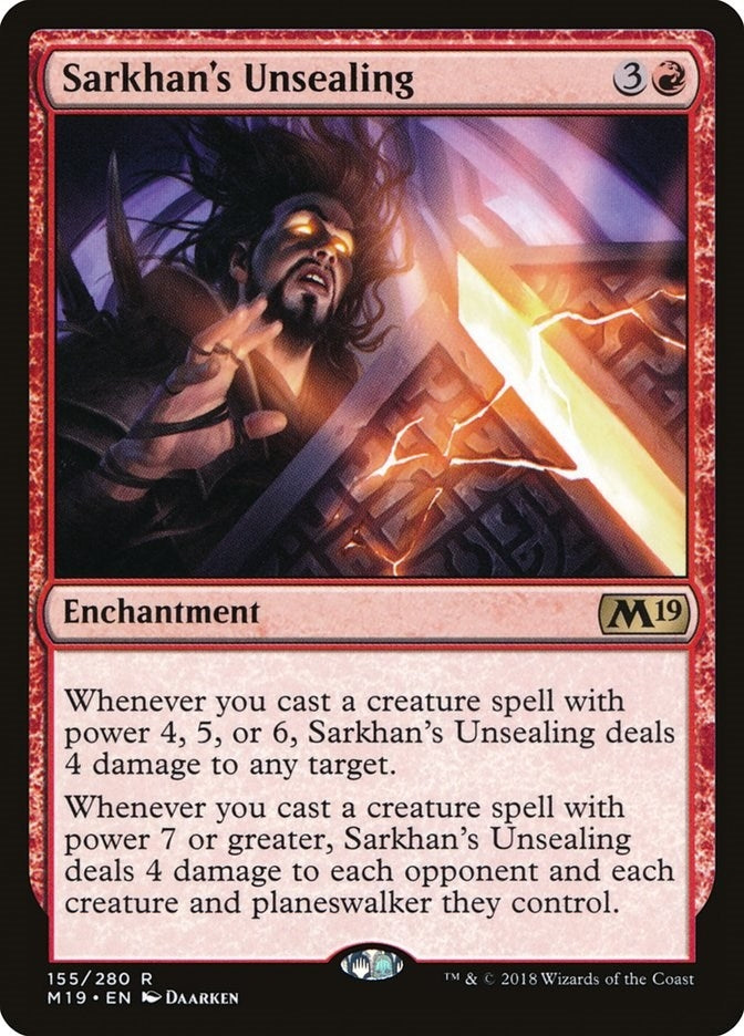 Image for Sarkhan's Unsealing (155) [Core Set 2019] - Magic: The Gathering