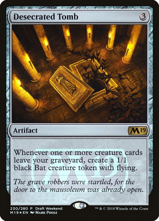 Image for Desecrated Tomb (Draft Weekend) (230) [Launch Party & Release Event Promos] - Magic: The Gathering