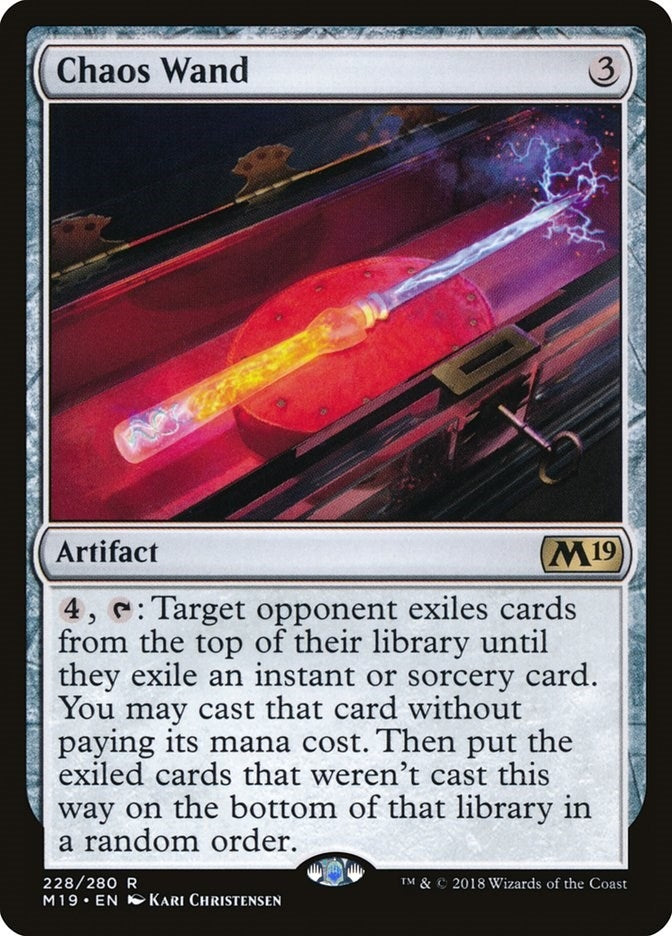 Image for Chaos Wand (228) [Core Set 2019] - Magic: The Gathering