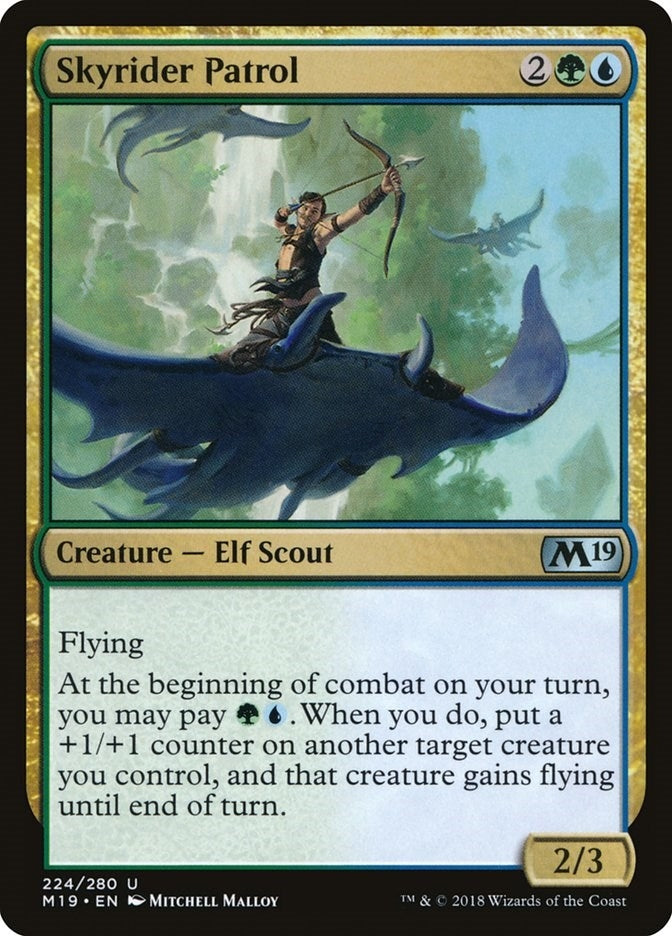 Image for Skyrider Patrol (224) [Core Set 2019] - Magic: The Gathering
