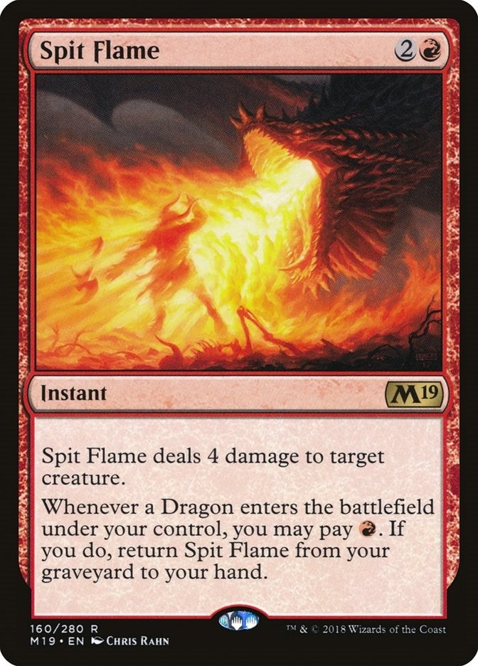 Image for Spit Flame (160) [Core Set 2019] - Magic: The Gathering