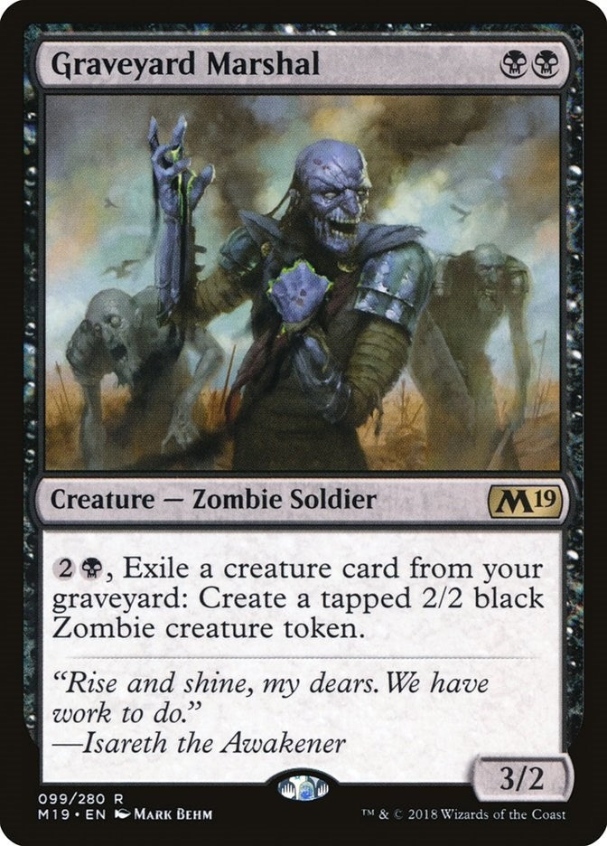 Image for Graveyard Marshal (99) [Core Set 2019] - Magic: The Gathering