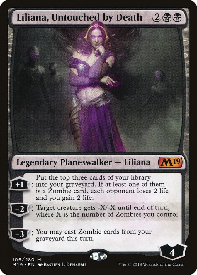 Image for Liliana, Untouched by Death (106) [Core Set 2019] - Magic: The Gathering