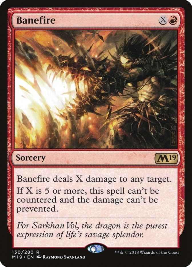 Image for Banefire (130) [Core Set 2019] - Magic: The Gathering