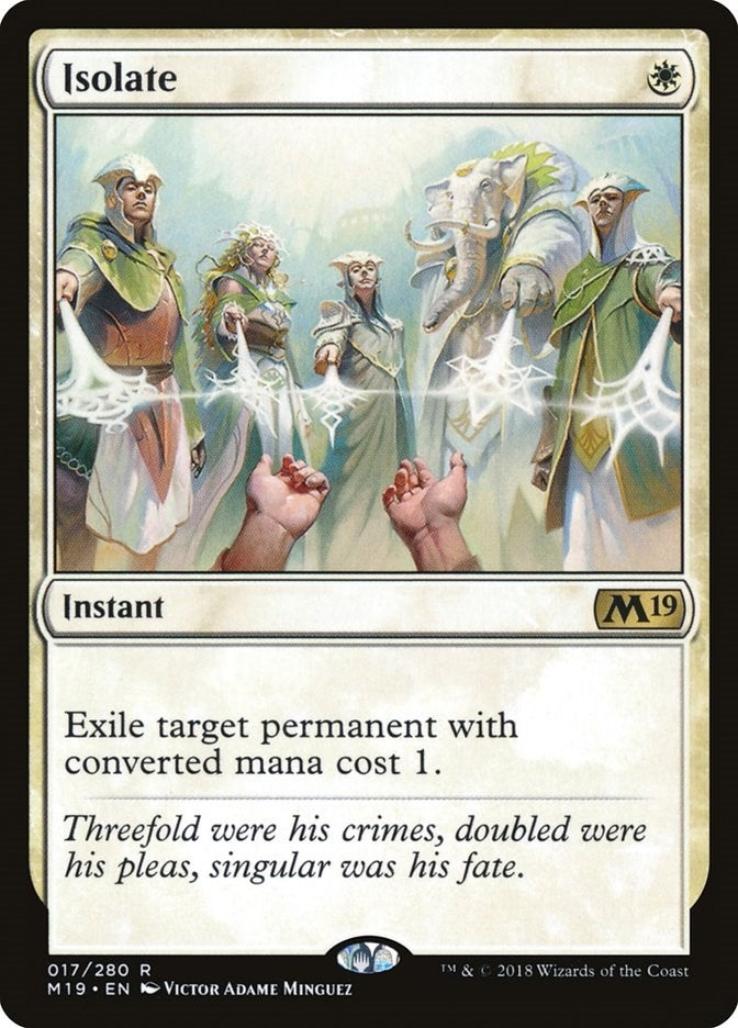 Image for Isolate (17) [Core Set 2019] - Magic: The Gathering