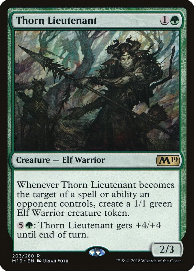 Image for Thorn Lieutenant (203) [Core Set 2019] - Magic: The Gathering