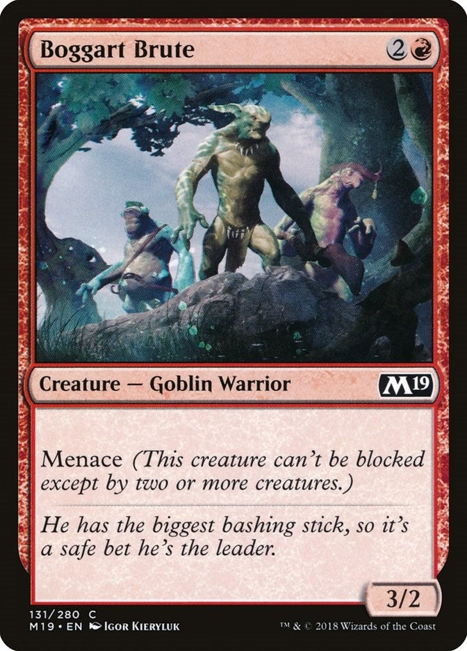 Image for Boggart Brute (131) [Core Set 2019] - Magic: The Gathering