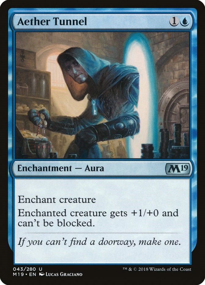Image for Aether Tunnel (43) [Core Set 2019] - Magic: The Gathering