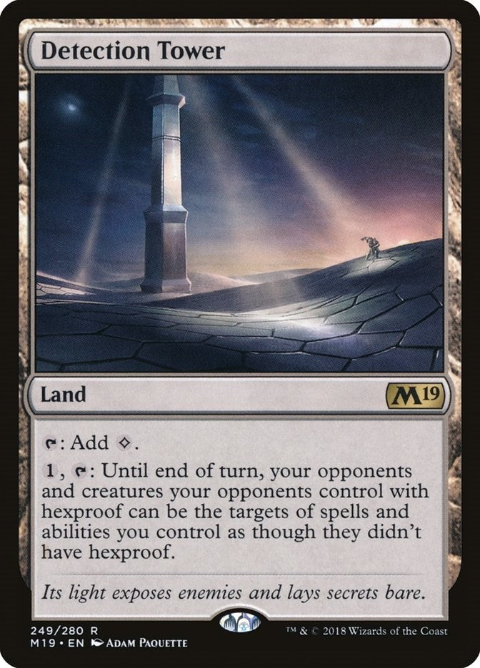 Image for Detection Tower (249) [Core Set 2019] - Magic: The Gathering