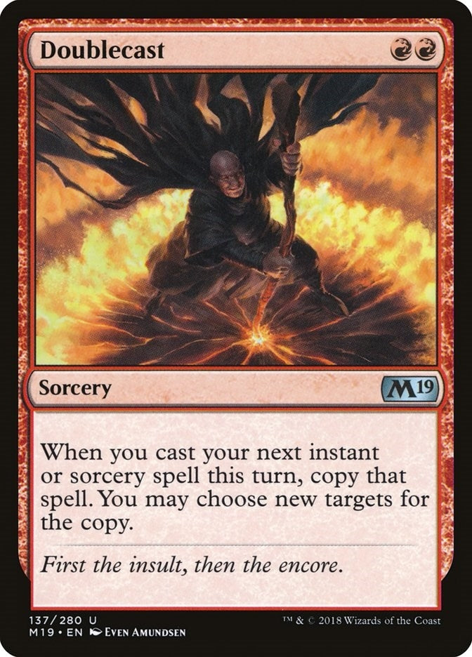 Image for Doublecast (137) [Core Set 2019] - Magic: The Gathering
