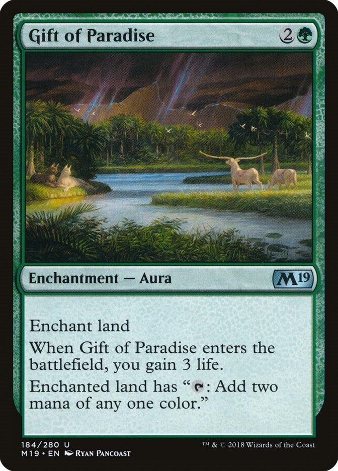 Image for Gift of Paradise (184) [Core Set 2019] - Magic: The Gathering